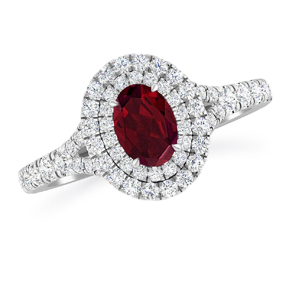 White Gold - Garnet