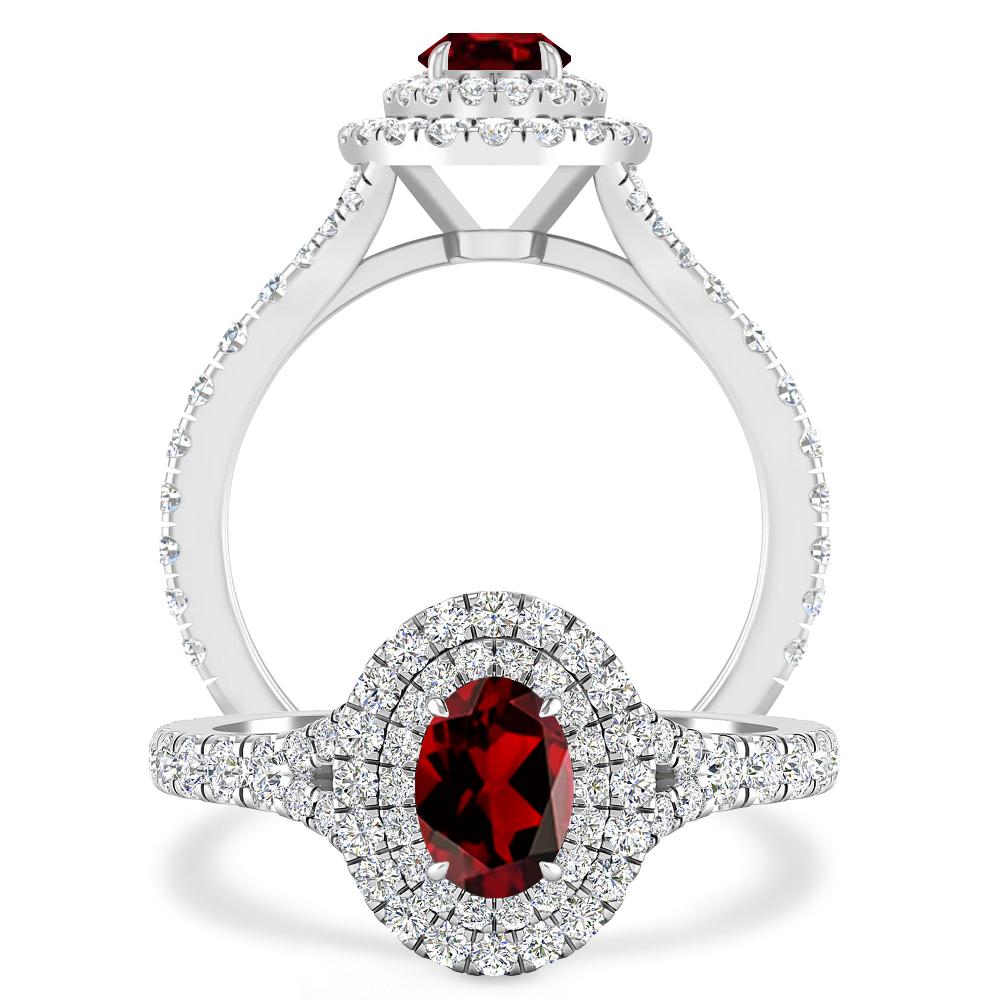 White Gold - Garnet