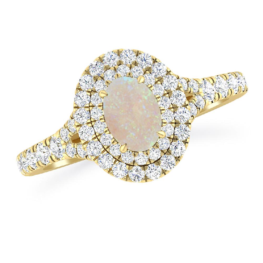 Yellow Gold - Opal