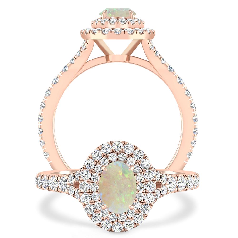 Rose Gold - Opal