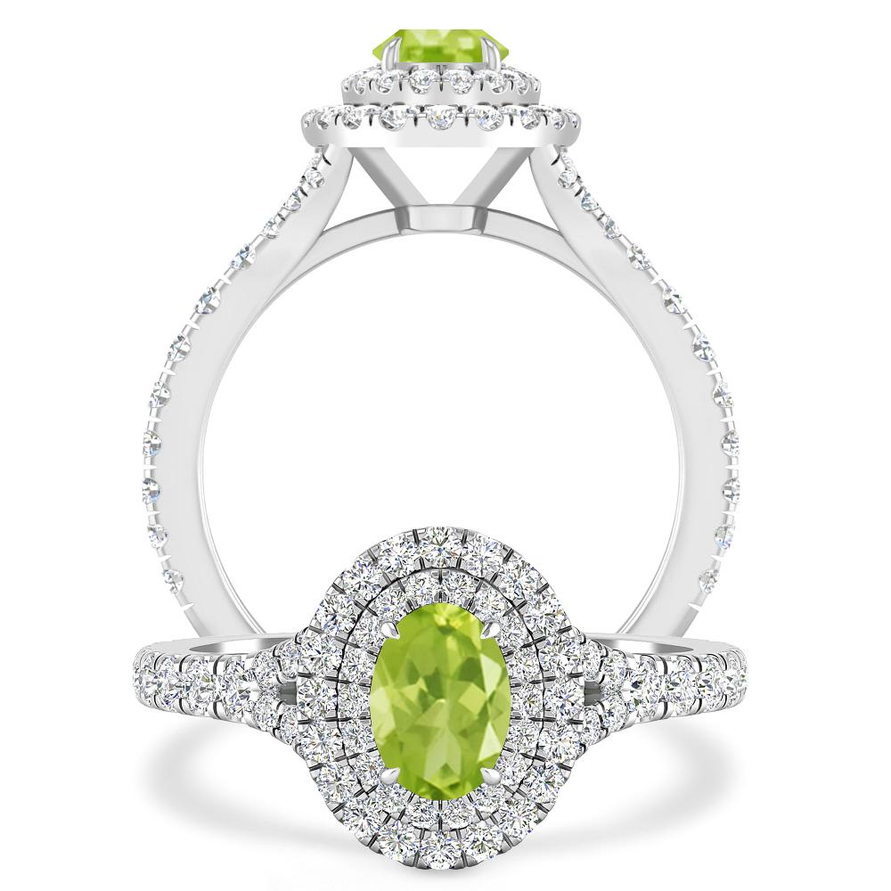 White Gold - Peridot