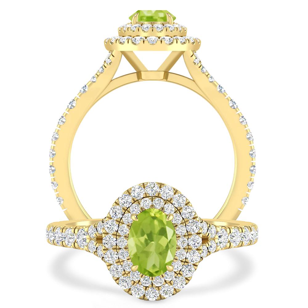 Yellow Gold - Peridot