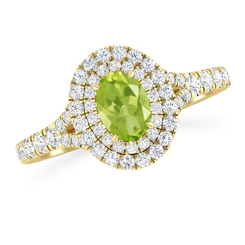 Yellow Gold - Peridot