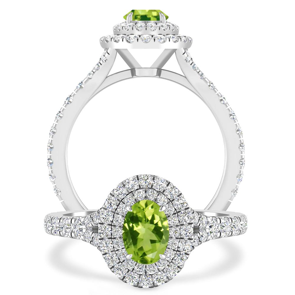 White Gold - Peridot