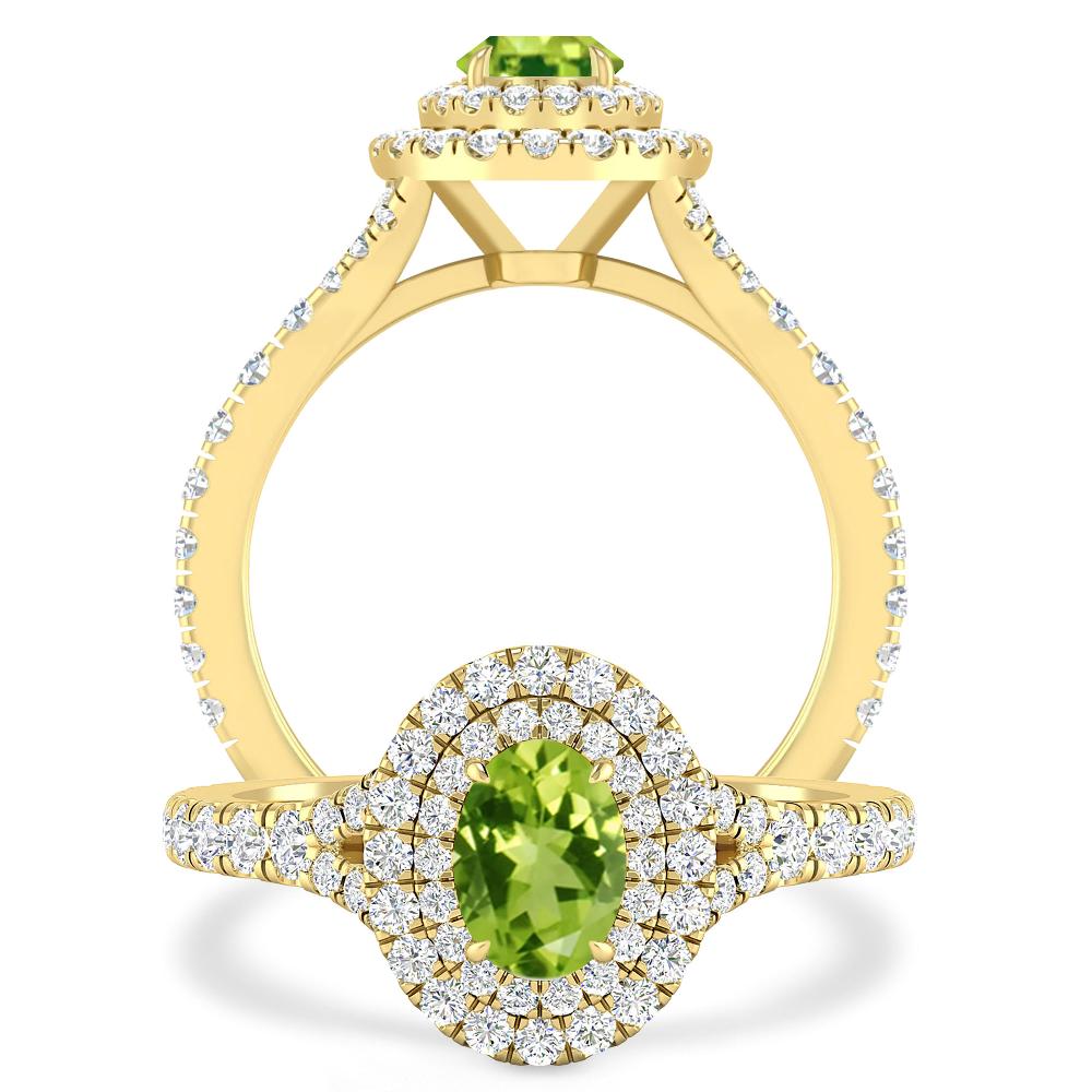 Yellow Gold - Peridot