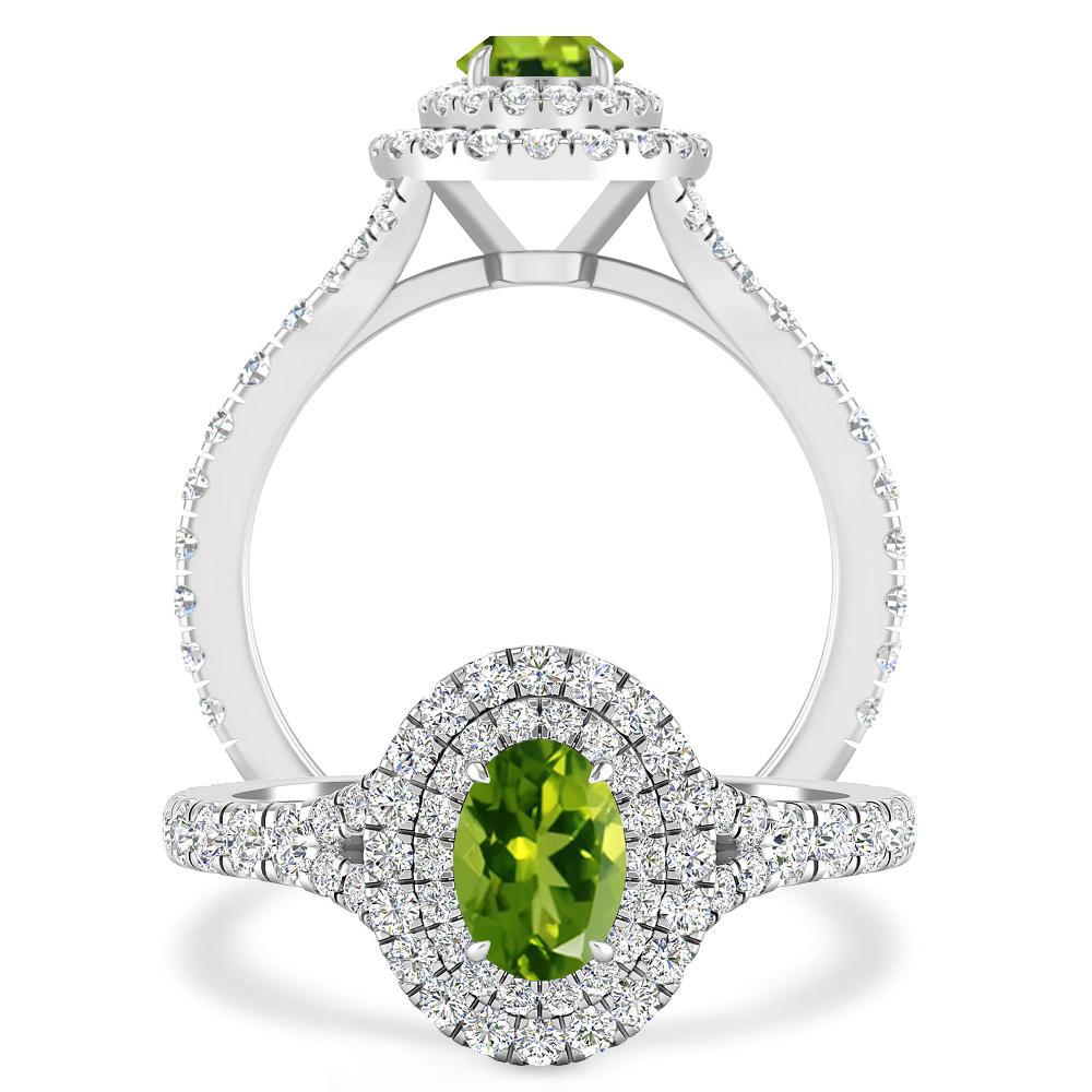 White Gold - Peridot