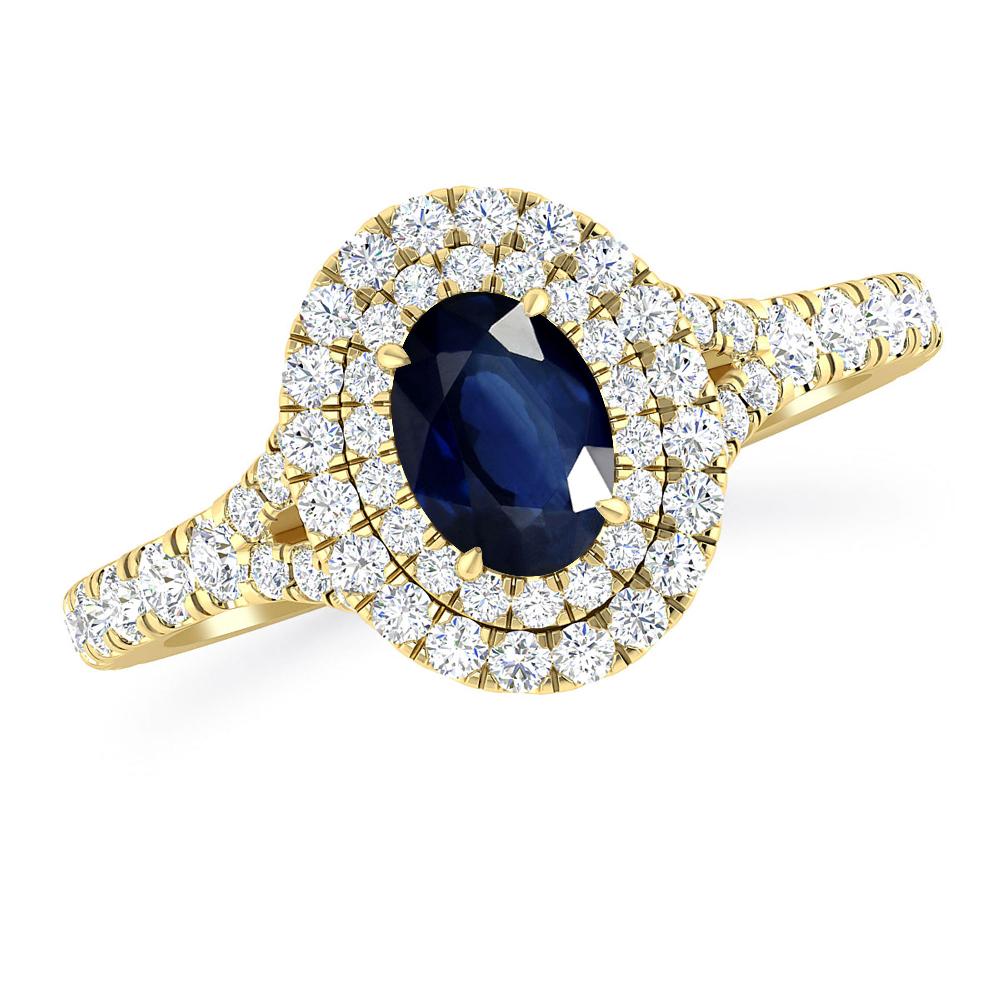 Yellow Gold - Sapphire