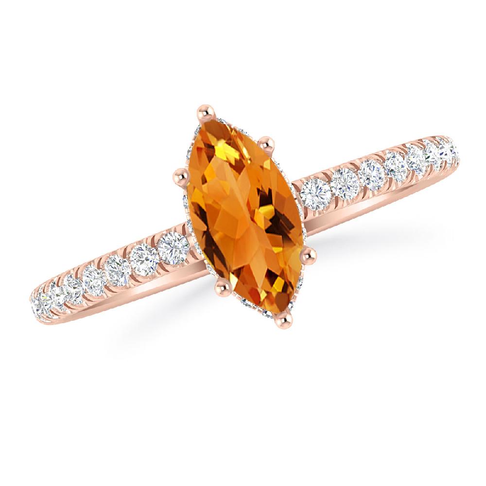 Rose Gold - Citrine