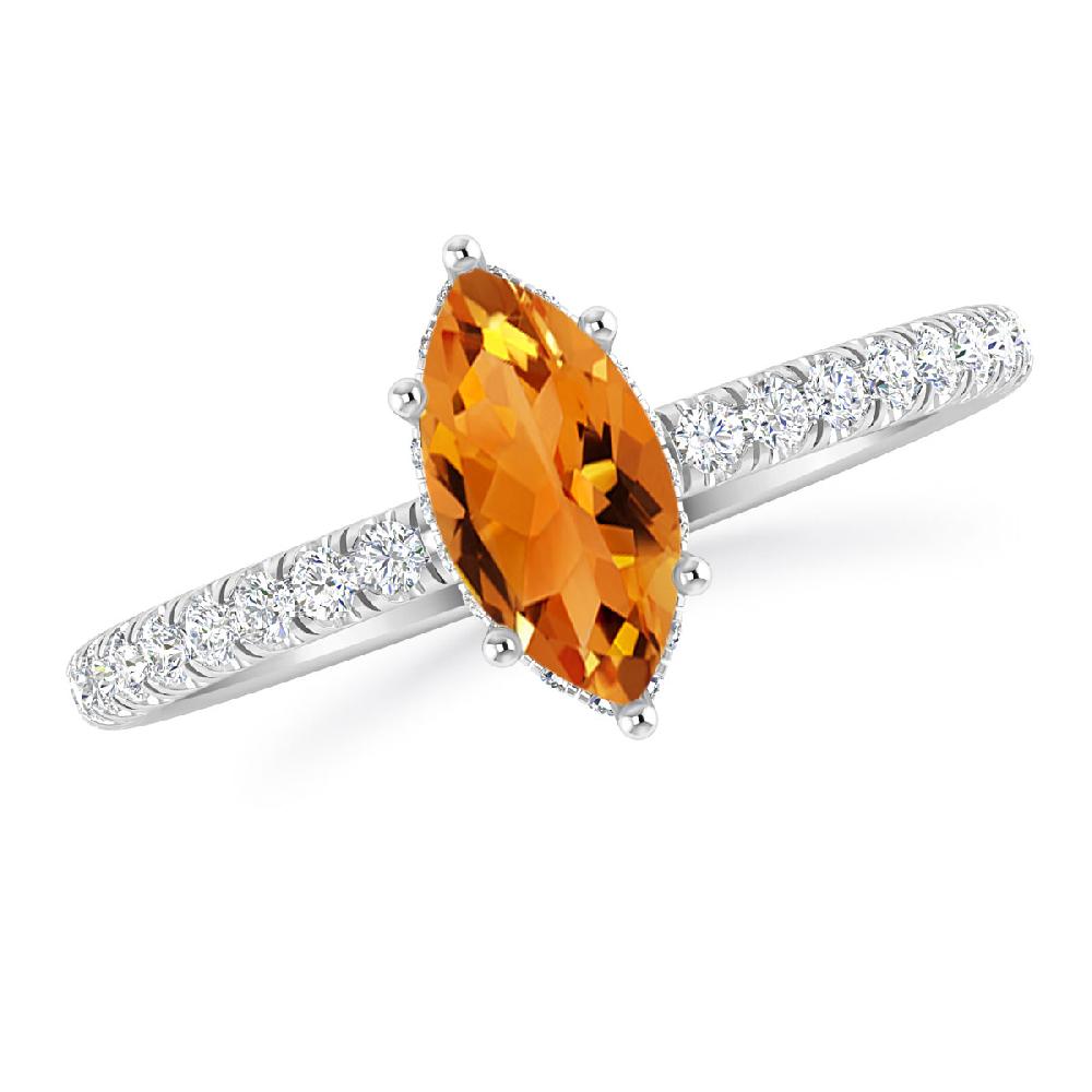 White Gold - Citrine