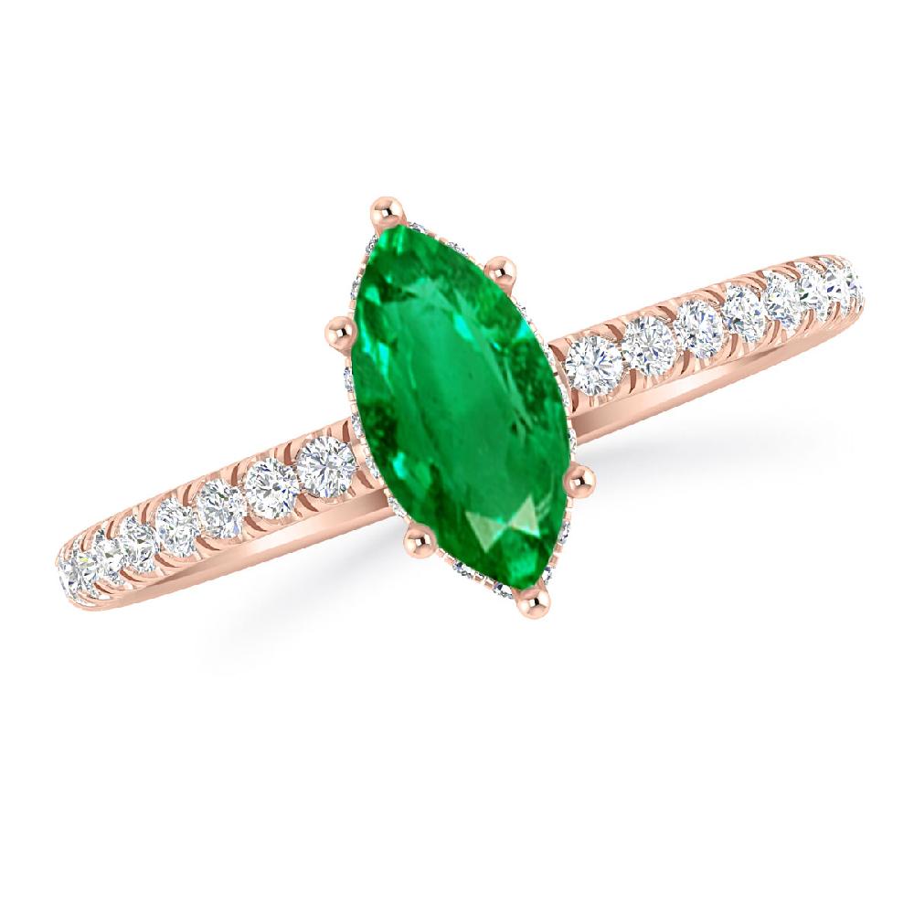 Rose Gold - Emerald
