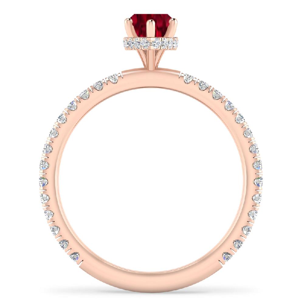 Rose Gold - Garnet