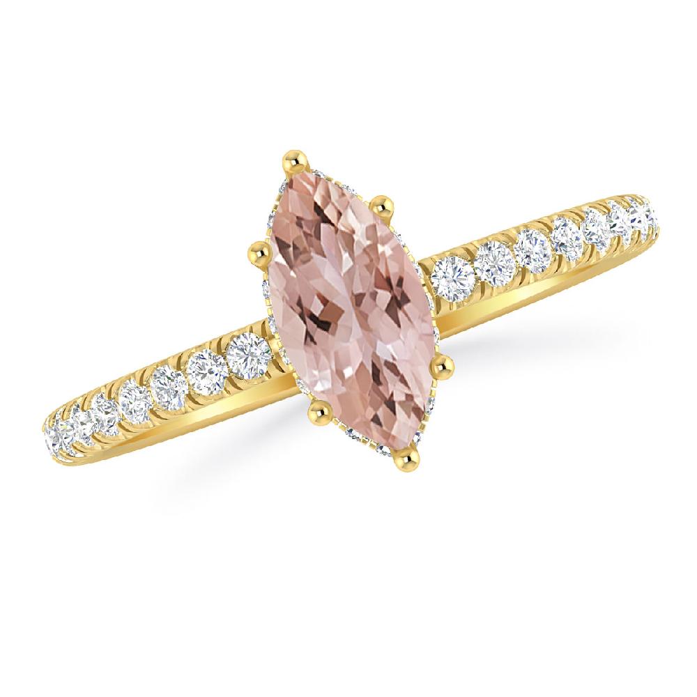 Yellow Gold - Morganite