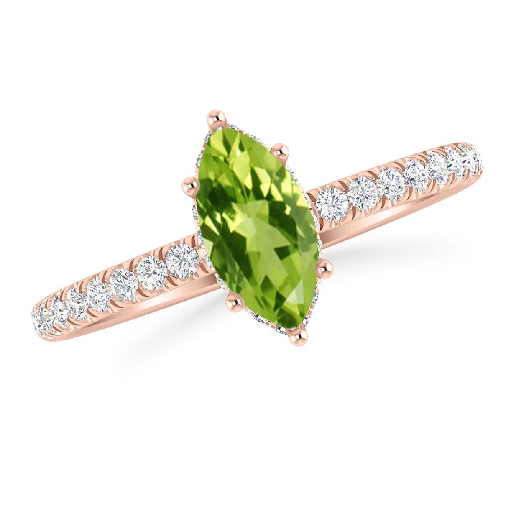 Rose Gold - Peridot