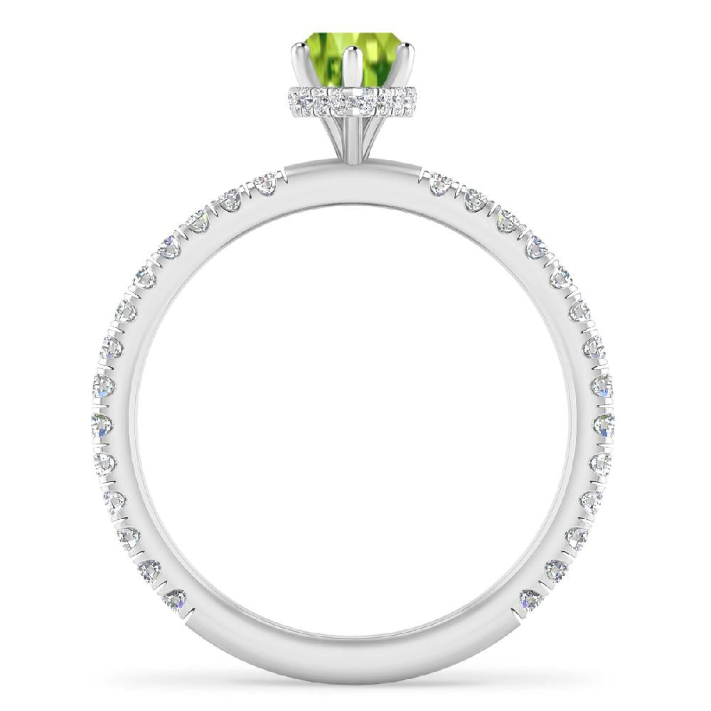 White Gold - Peridot