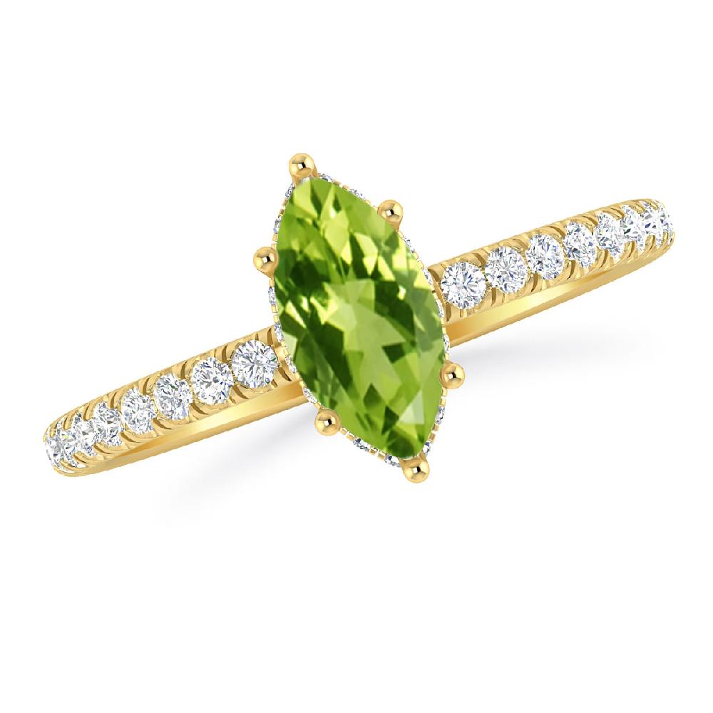 Yellow Gold - Peridot