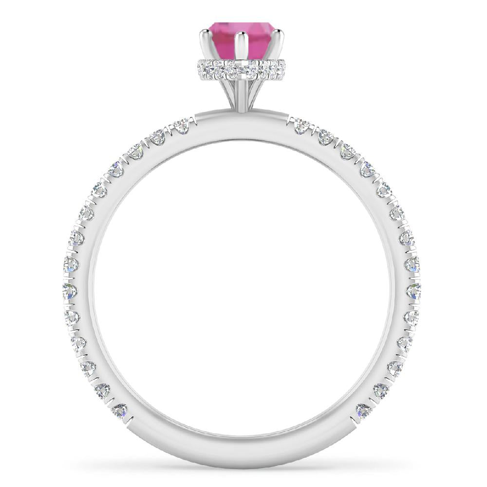 White Gold - Pink Tourmaline