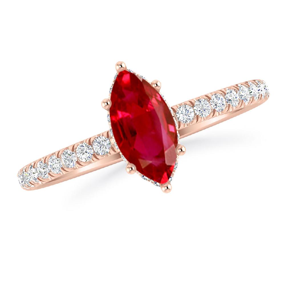 Rose Gold - Ruby