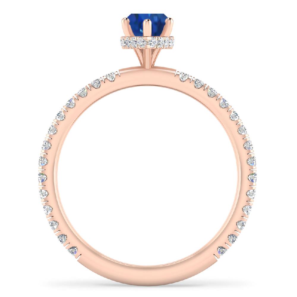 Rose Gold - Sapphire