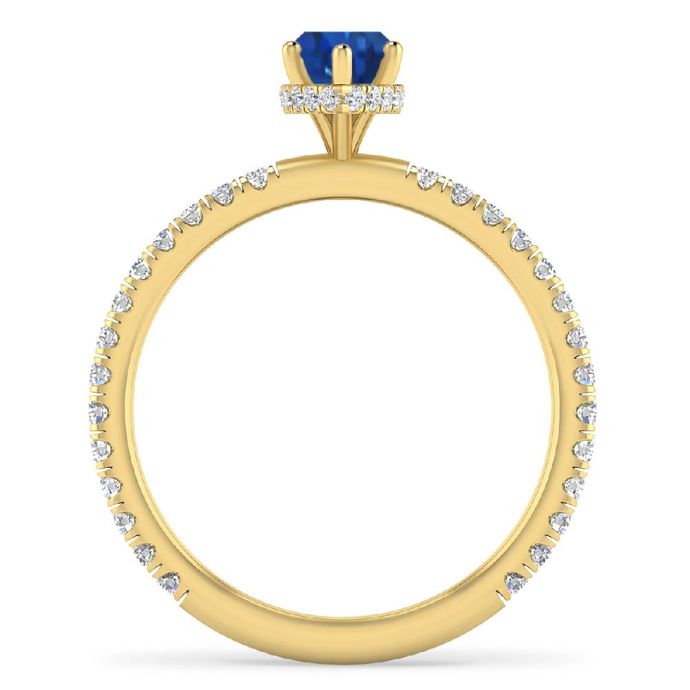 Yellow Gold - Sapphire