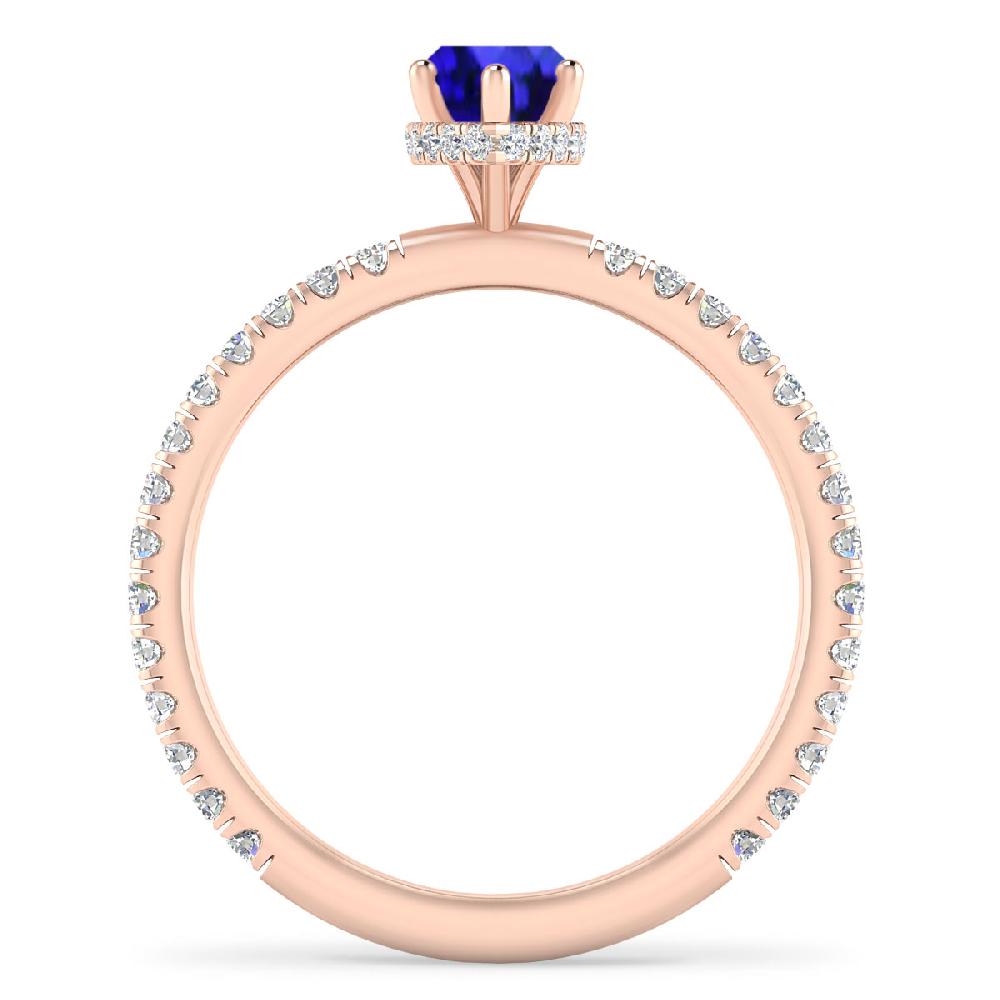 Rose Gold - Tanzanite