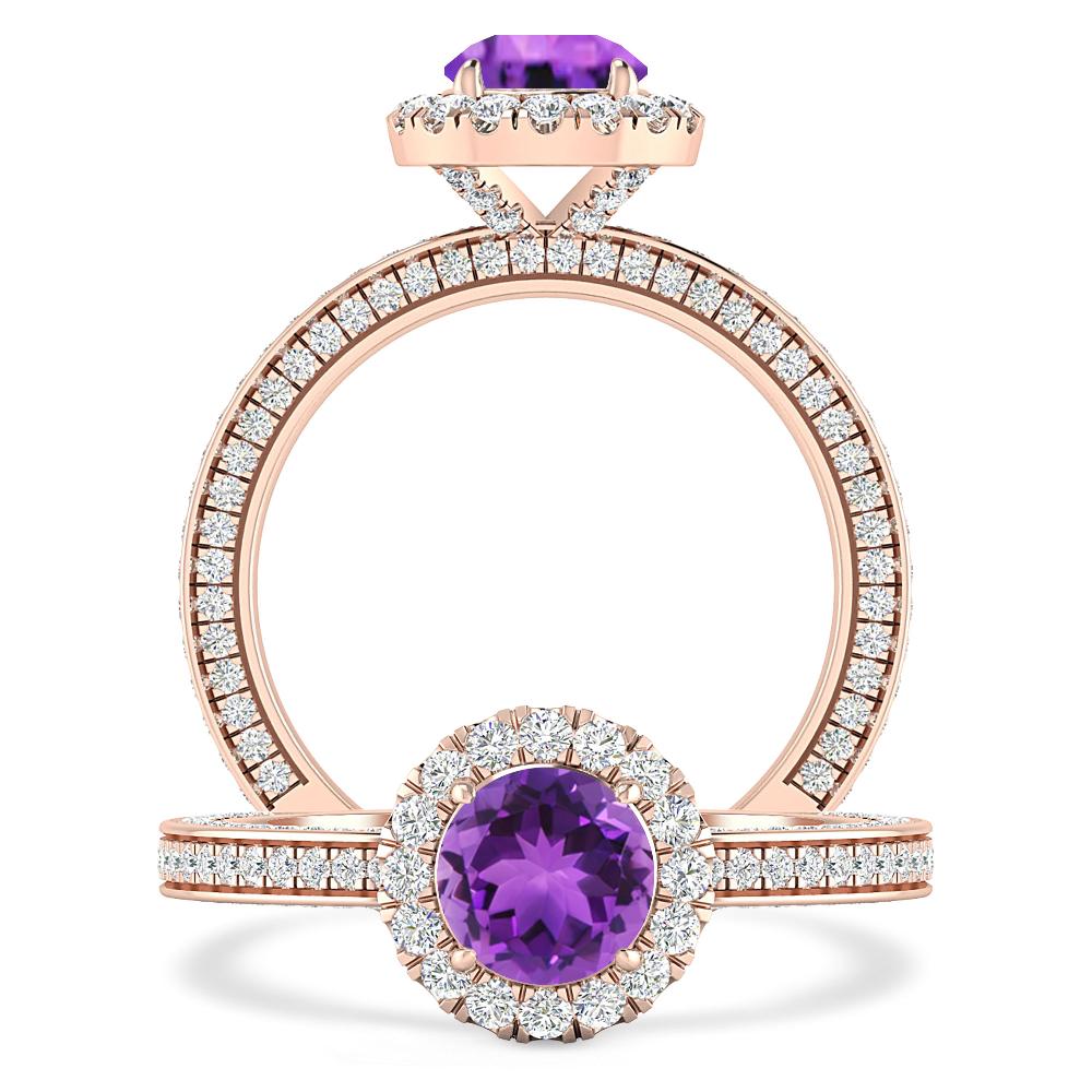 Rose Gold - Amethyst