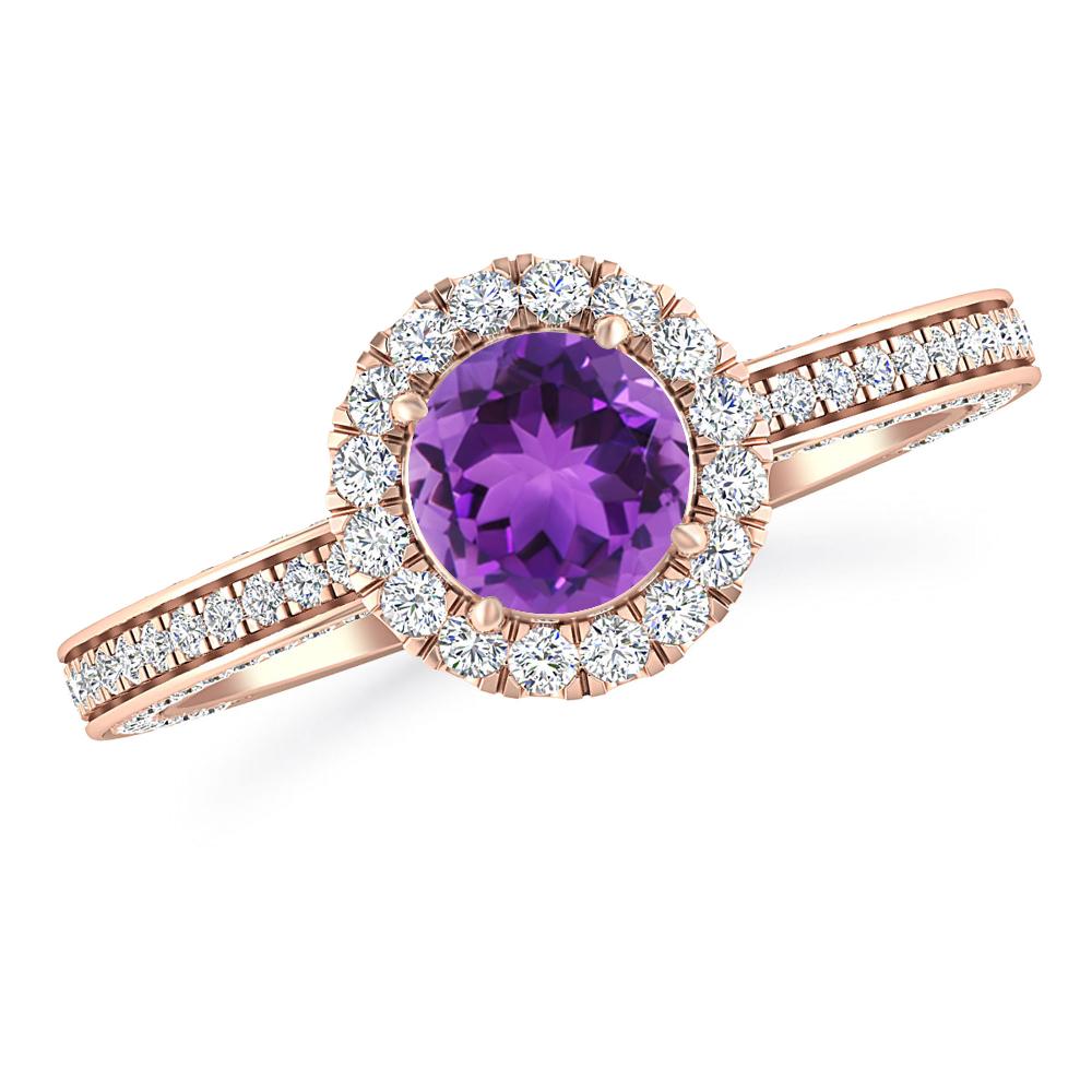 Rose Gold - Amethyst
