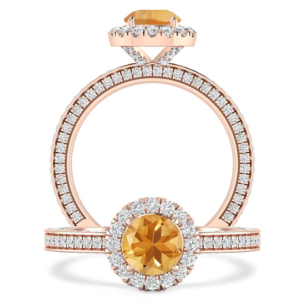 Rose Gold - Citrine