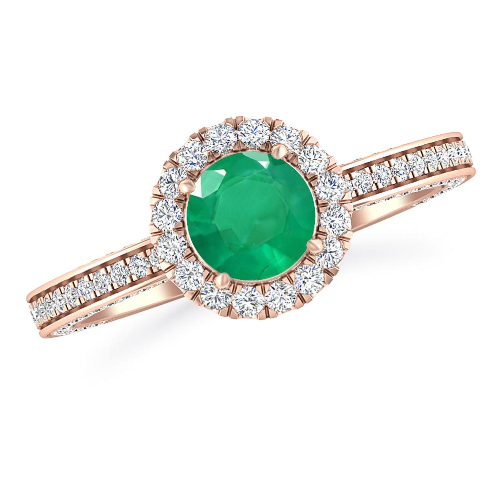 Rose Gold - Emerald