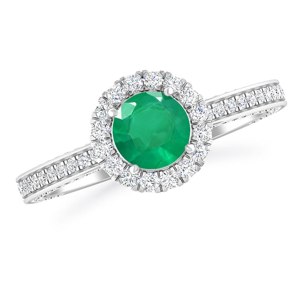 White Gold - Emerald
