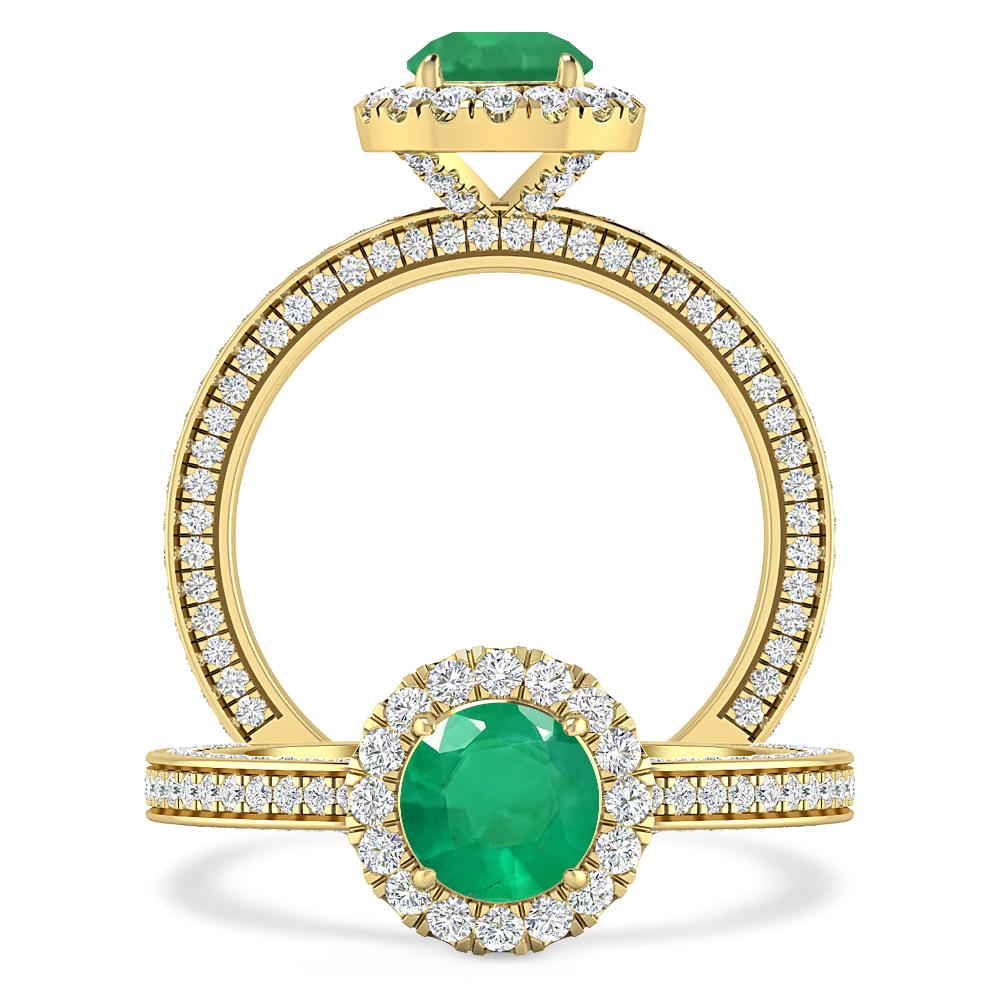 Yellow Gold - Emerald