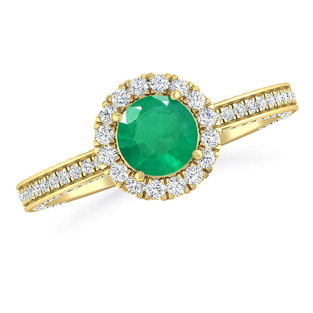Yellow Gold - Emerald