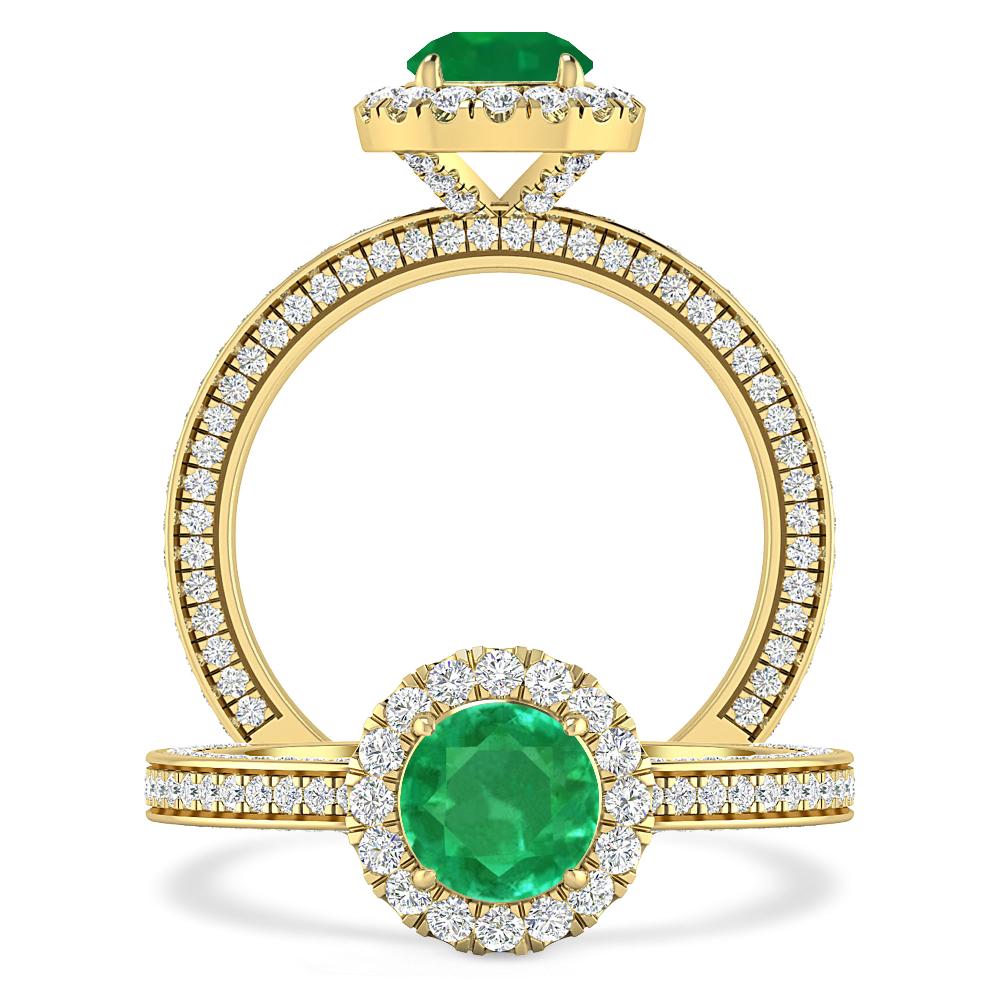 Yellow Gold - Emerald