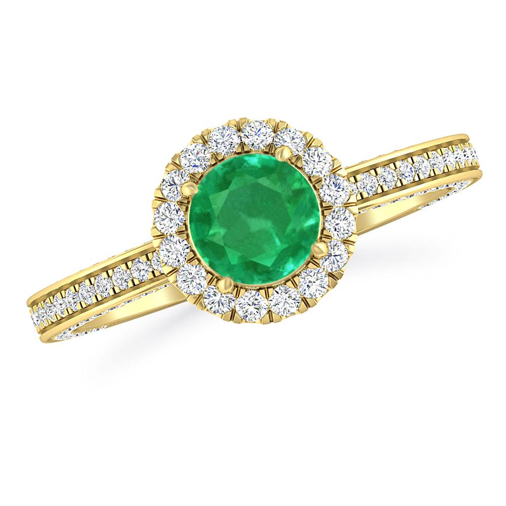 Yellow Gold - Emerald