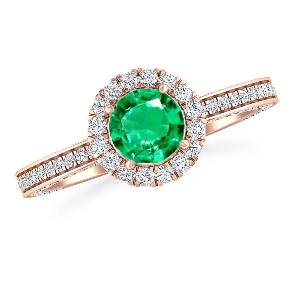 Rose Gold - Emerald