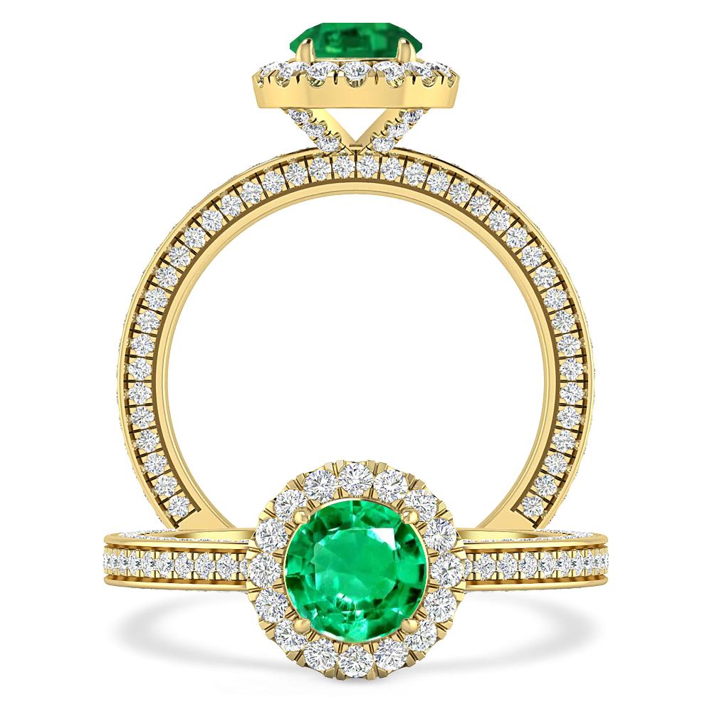 Yellow Gold - Emerald