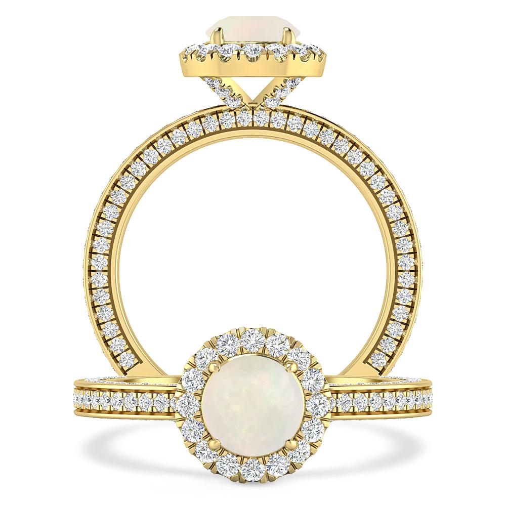 Yellow Gold - Opal