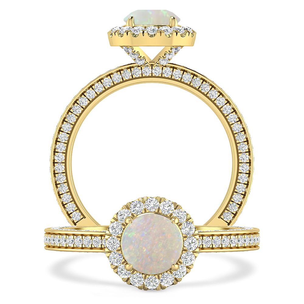 Yellow Gold - Opal