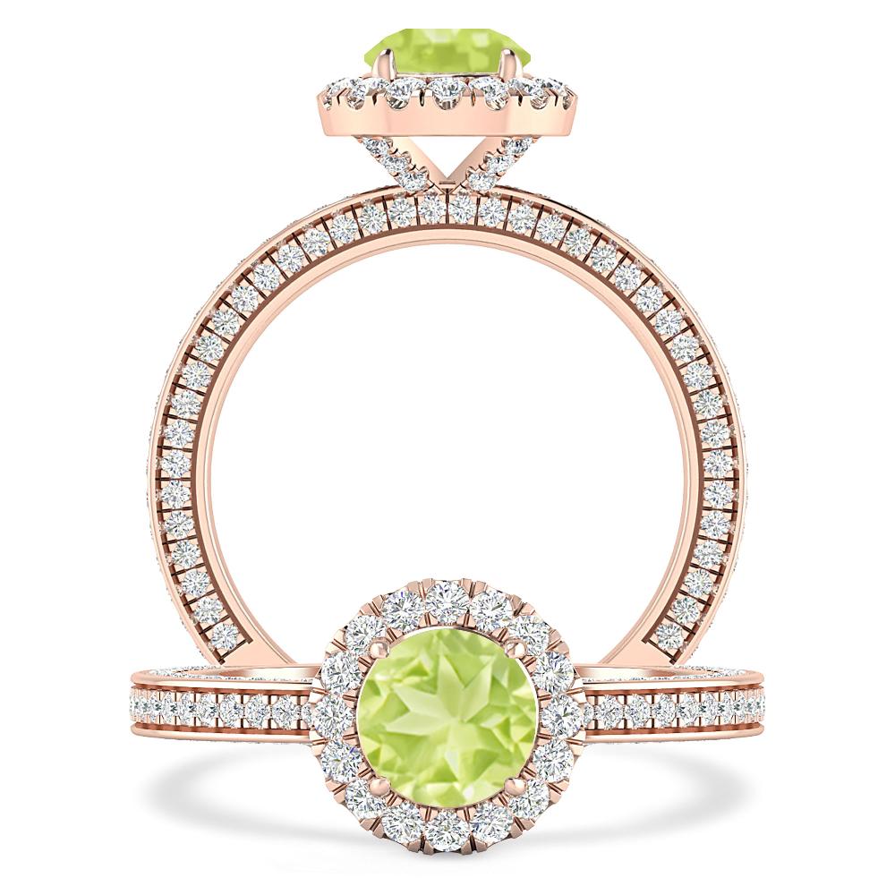 Rose Gold - Peridot