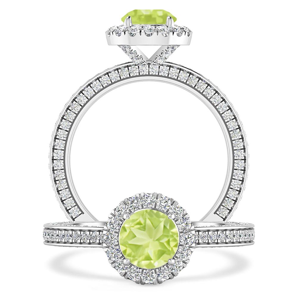 White Gold - Peridot