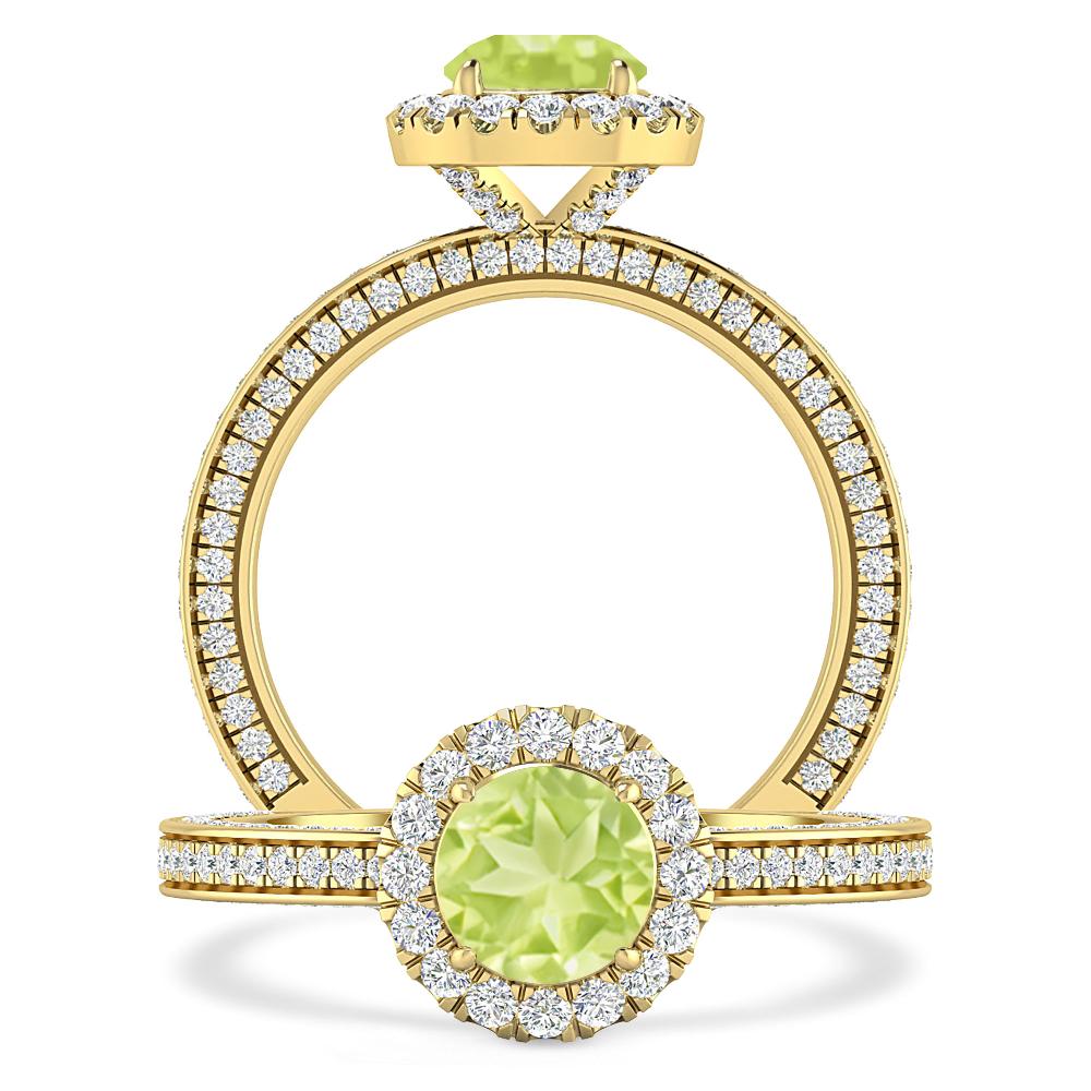 Yellow Gold - Peridot