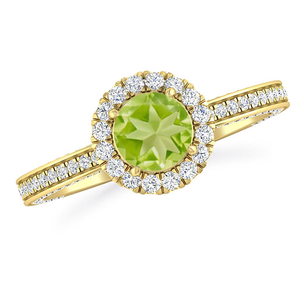 Yellow Gold - Peridot