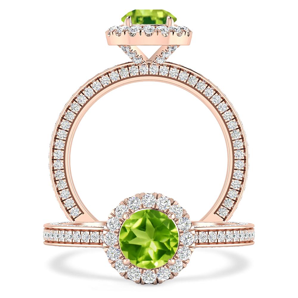 Rose Gold - Peridot