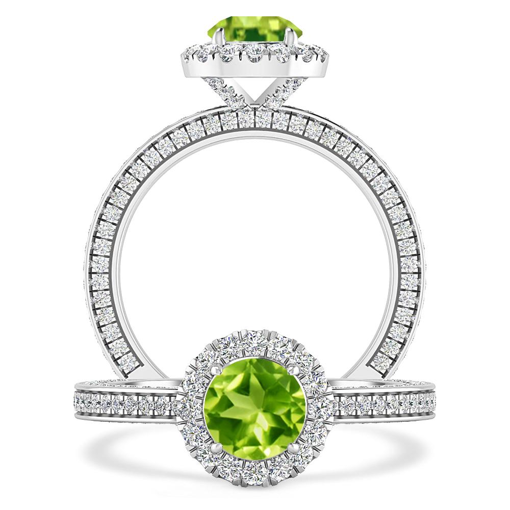White Gold - Peridot
