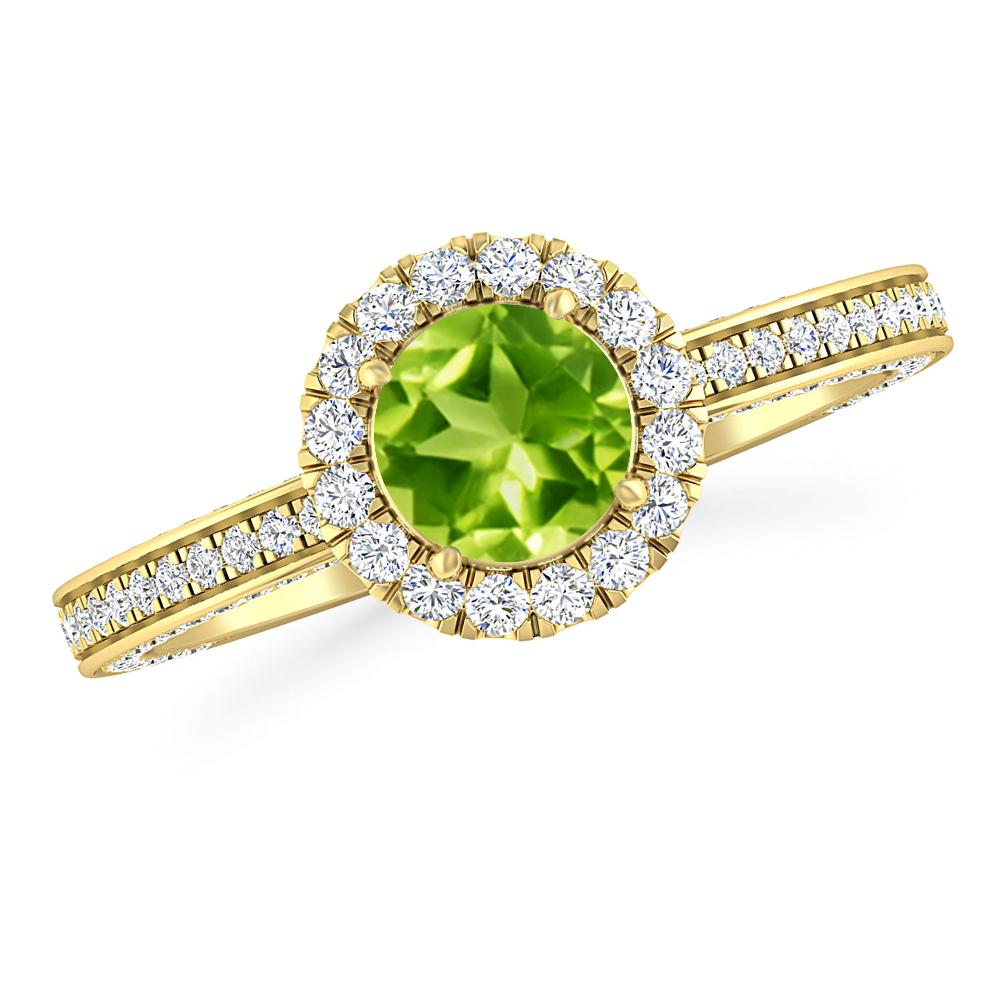 Yellow Gold - Peridot