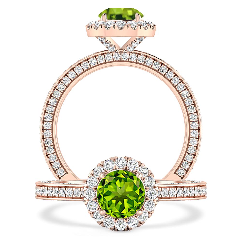 Rose Gold - Peridot