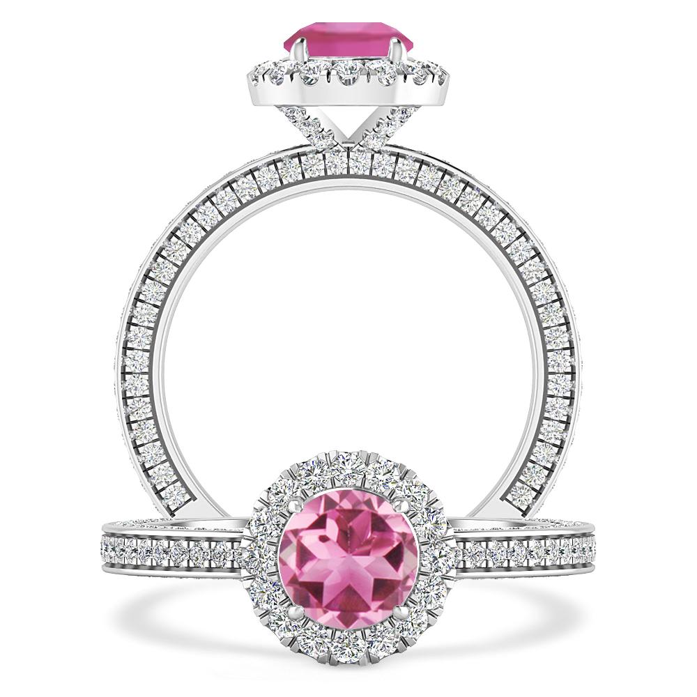 White Gold - Pink Tourmaline