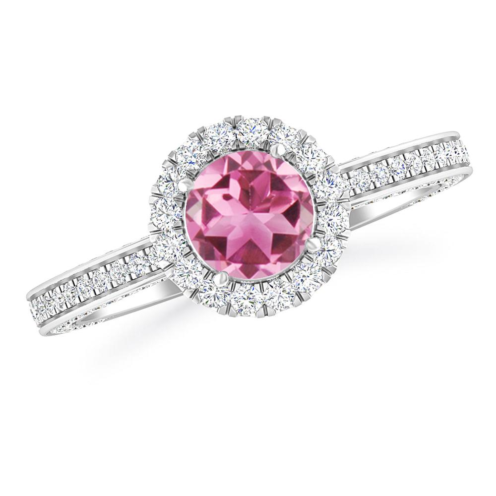 White Gold - Pink Tourmaline