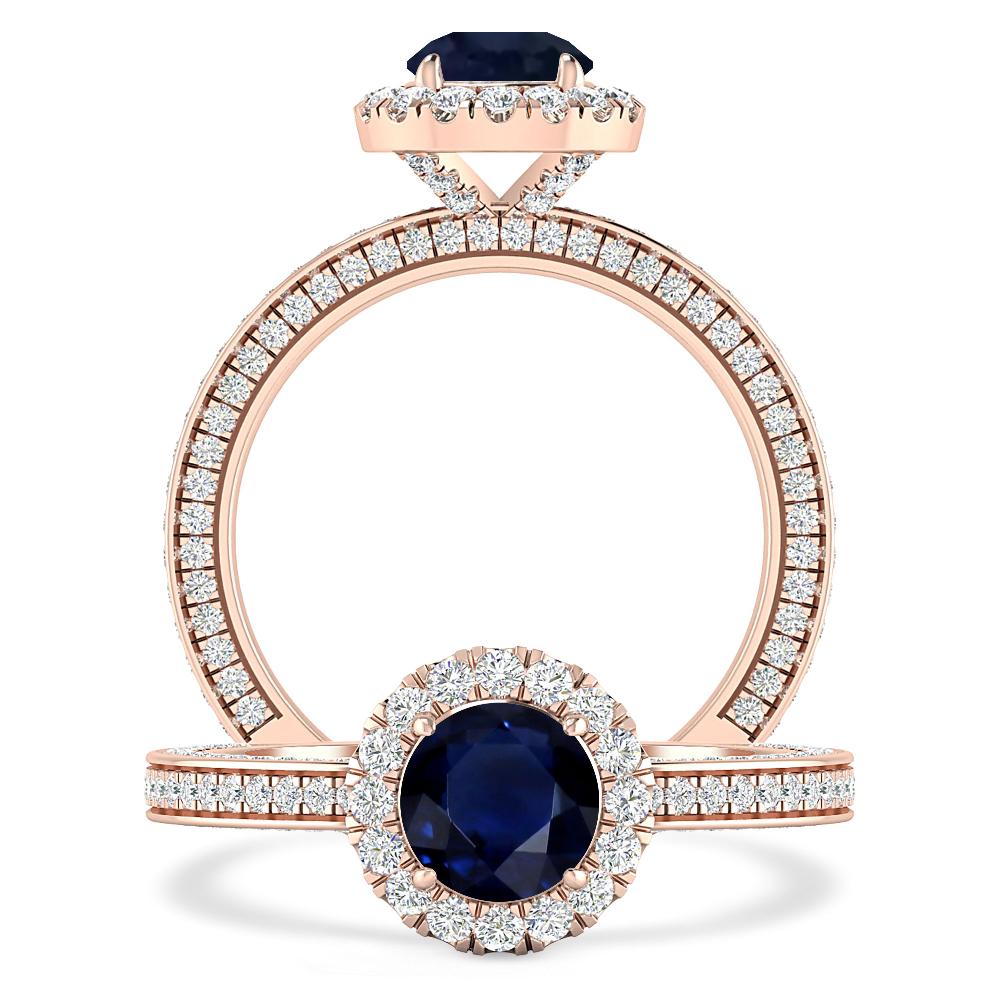 Rose Gold - Sapphire
