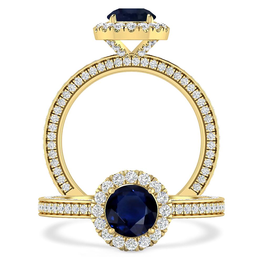 Yellow Gold - Sapphire