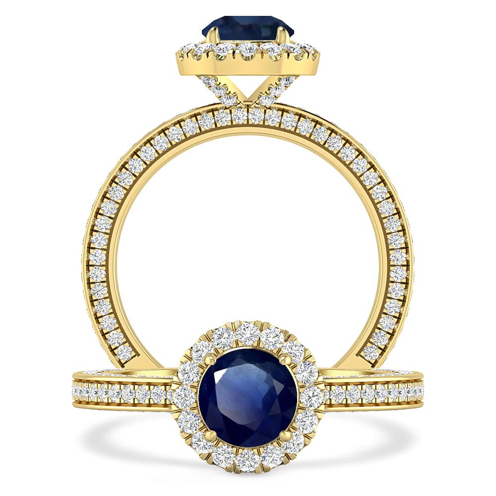 Yellow Gold - Sapphire